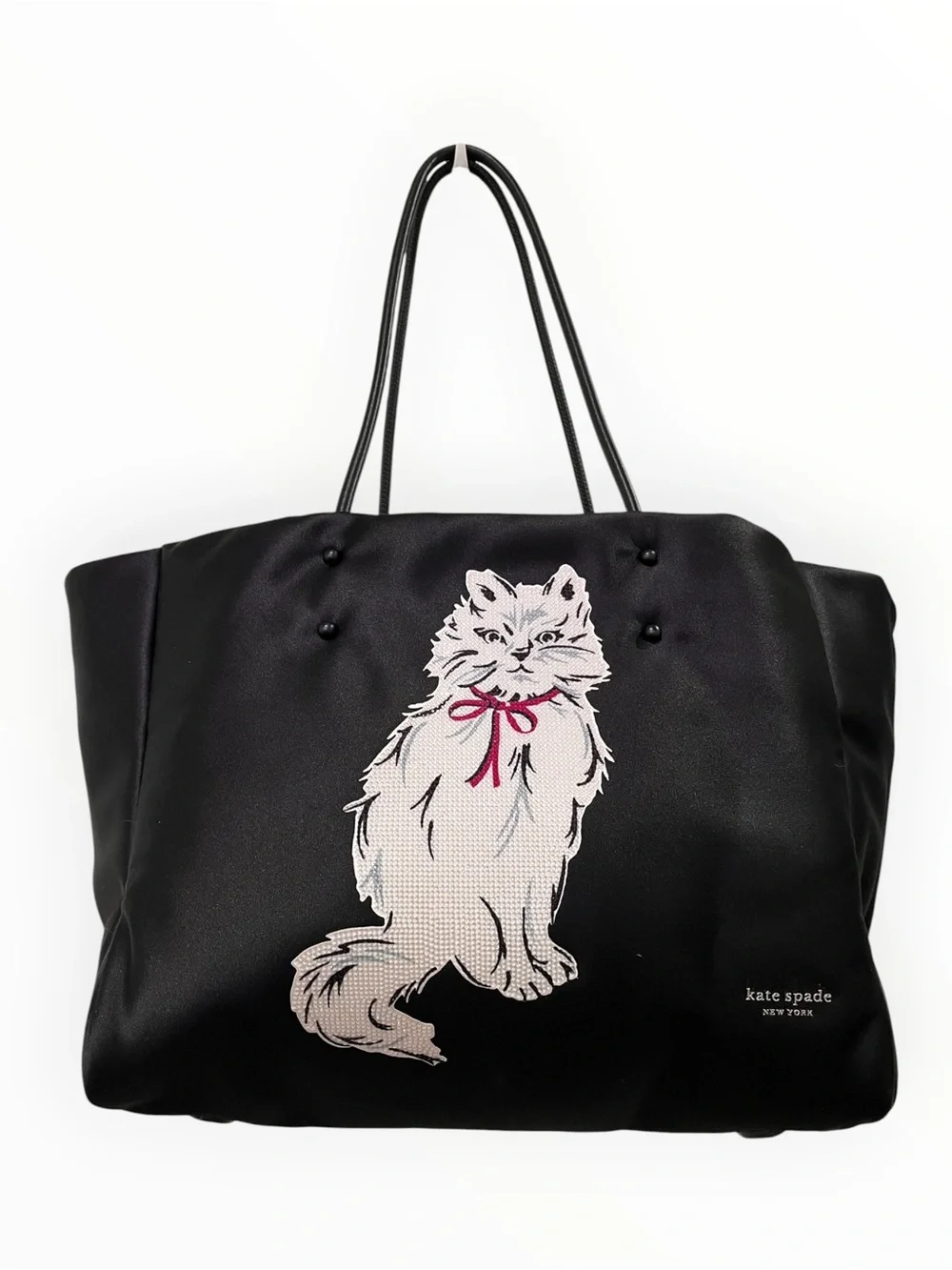 Kate Spade Whiskers Crystal Embellished Large Everything Tote Style KI565 NWT